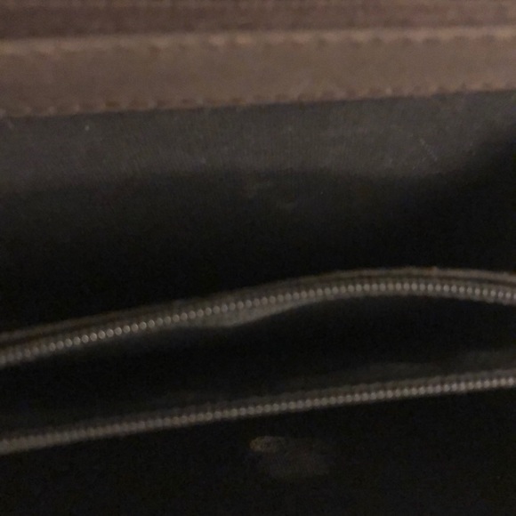 Brown  purse bag cute purse nylon with 2 handles - Picture 6 of 8